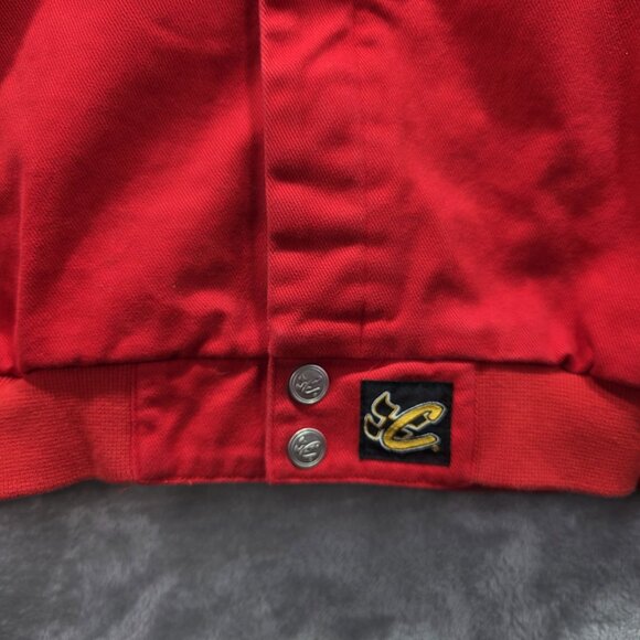 Vintage Dale Earnhardt Jr. Racing Jacket Youth Boys Size 18/20 XL Red Button Up - Picture 3 of 15
